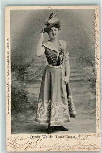 1904 Gerda Walde Thalia Theater AK
