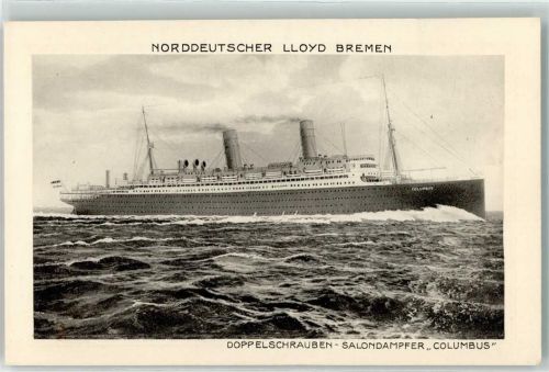 Doppelschrauben Salondampfer Norddeutscher Lloyd