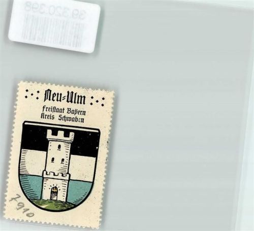 Neu-Ulm Wappen Kaffee Hag ca. 1920-1940 Turm