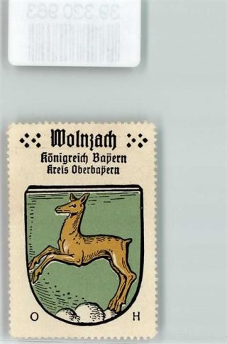 Wolnzach Wappen Kaffee Hag ca. 1920-1940 Rehkitz