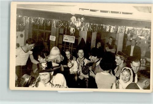 Passau Gruppenphoto Fasching-Gesellschaft Ort handschriftlich