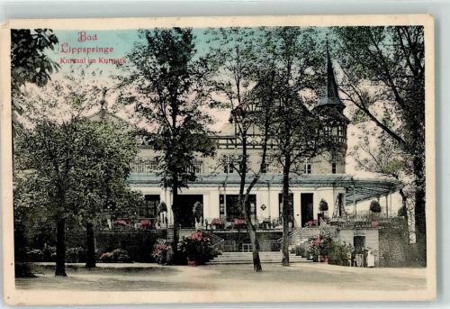 Bad Lippspringe 1915 Kursaal Kurpark