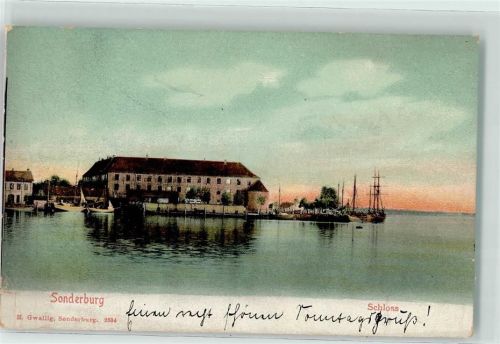 Sonderburg Schloss Segelschiff