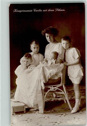 1912 mit Söhnen