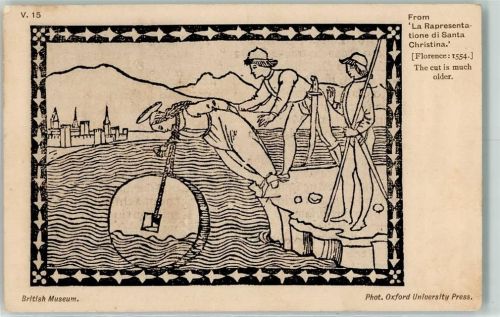 Strafe From La Rapresentatione di Santa Florence anno 1554 - Hinrichtung mit einem Stein