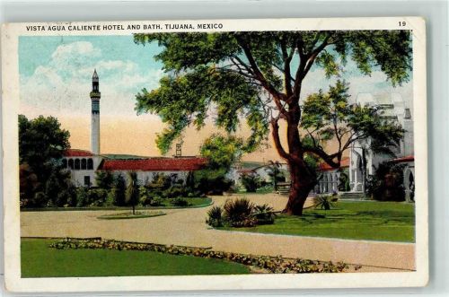 Tijuana Vista Agua Caliente Hotel and Bath Minarett