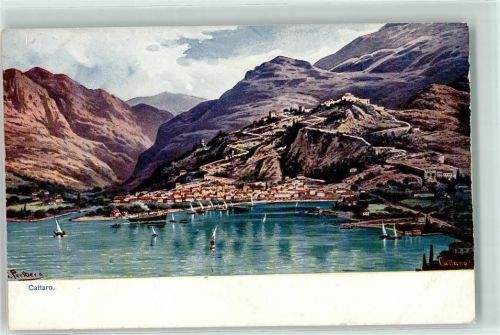 Kotor Segelboot sign. Perlberg