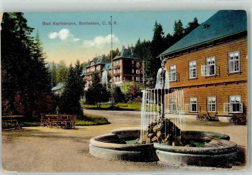 Karlova Studánka Bad Karlsbrunn - Springbrunnen