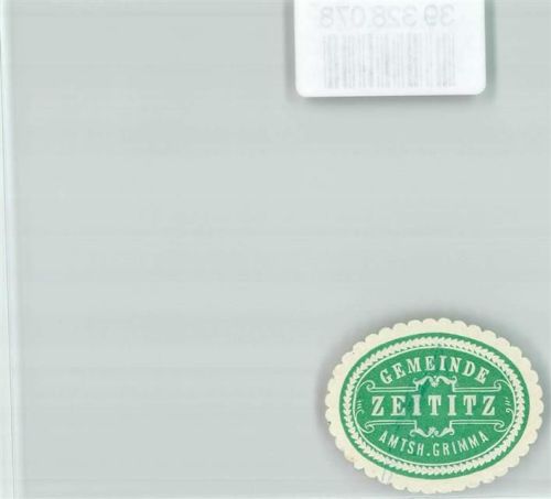 Zeititz Postwesen Gemeinde Zeititz Amtsh. Grimma