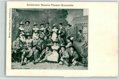 Schliersee 1900 Ensemble Tracht AK