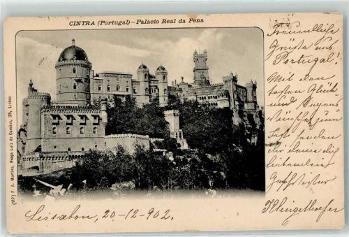 Cintra 1902 Palacio Real da Pena