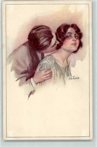 Italienische Kunst sign. Nalesis Serie 443-4 Anna & Gasparini