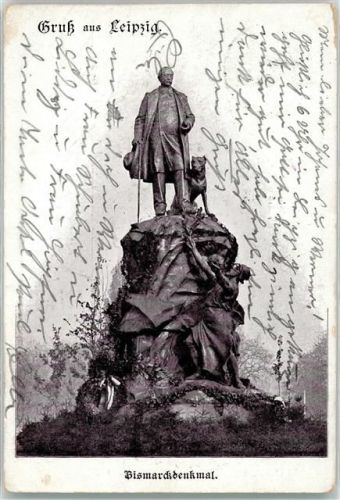 Leipzig 1903 Bismarckdenkmal