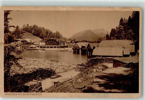 Königssee Königssee Hotel Schiffmeister Hotel Königssee Sägewerk Holzstämme