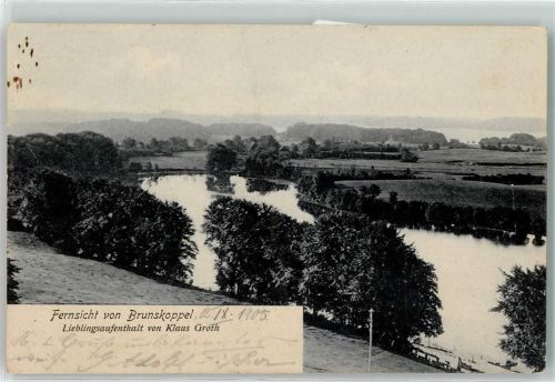 Bruhnskoppel 1905 Lieblingsaufenthaltsort Klaus Groth Lyriker