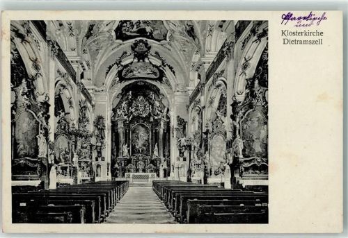 Dietramszell Klosterkirche Innenansicht Altar
