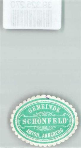 Schönfeld Gemeinde Schönfeld Amtsh. Annaberg