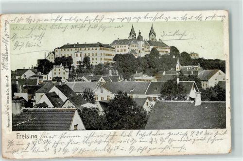 Freising Goldfenster-AK Dom St. Maria und St. Korbinian