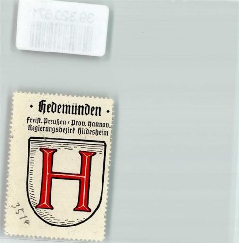 Hedemünden Wappen Kaffee Hag ca. 1920-1940
