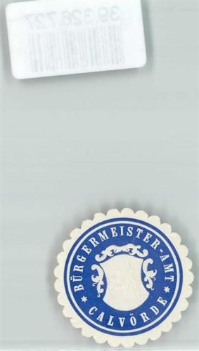 39359 O3242 Calvörde Siegelmarke Bürgermeister-Amt Calvörde