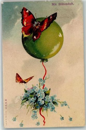 Schmetterling Vergissmeinnicht Luftballon A. und M.B.Nr620