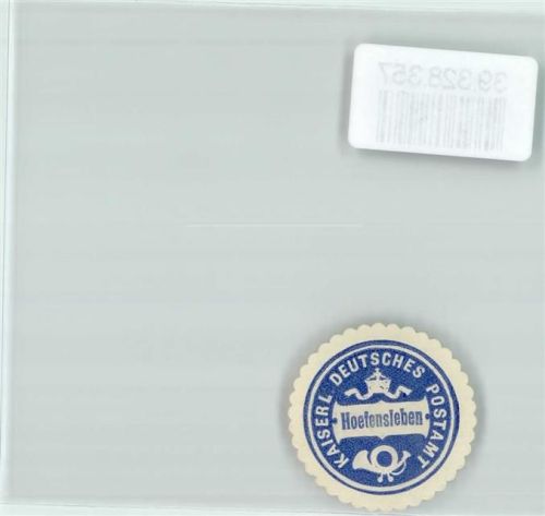 Hötensleben Postwesen Kaiserl. Deutsches Postamt Hoetensleben