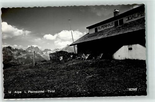 Ischgl Alpenhaus ID Alpe im Paznautal Hüttenstempel