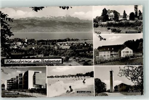 Kressbronn Strandbad Caritasheim Ev. Kirche Haus Ottenberg
