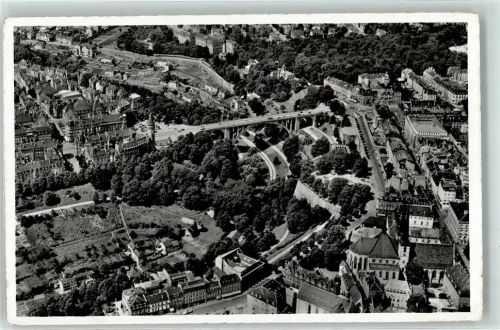 Luxembourg Fliegeraufnahme Pont Adolphe Brücke Turm