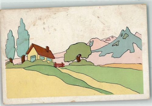 Landschaft Haus Pogra Paris