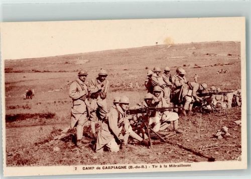 Maschinengewehrfeuer Camp de Carpiagne