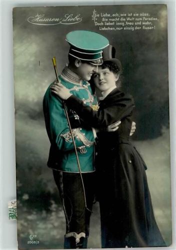 1909 Husarenliebe Spruch