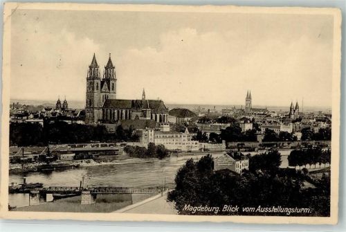 Magdeburg Magdeburger Dom Elbe