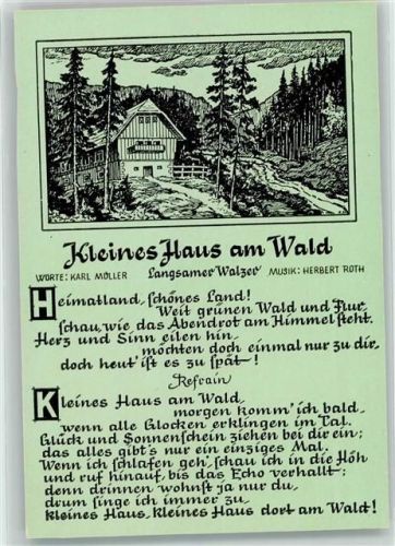 Kleines Haus am Wald Langsamer Walzer Thüringen