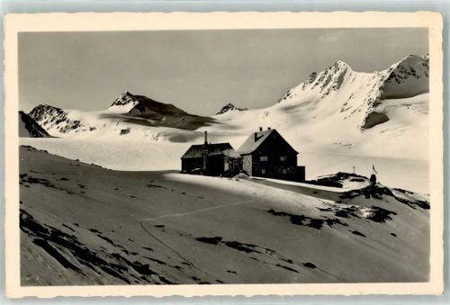 Gurgl Winter Hochwilde Haus am Gurgler Gletscher mit Falschungspitze