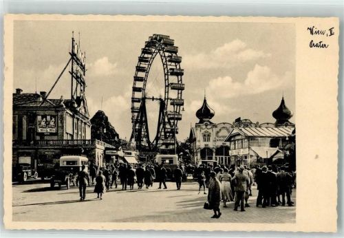 Wien Riesenrad Prater Kino Omnibus Oldtimer