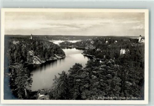 Saltsjöbaden Blick von Skidbacken