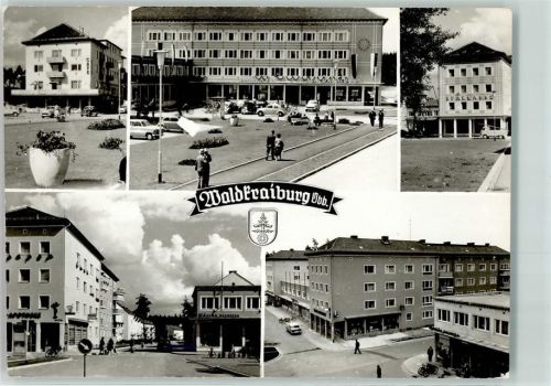 84478 W8264 Waldkraiburg - Stadtplatz Apotheke Sparkasse