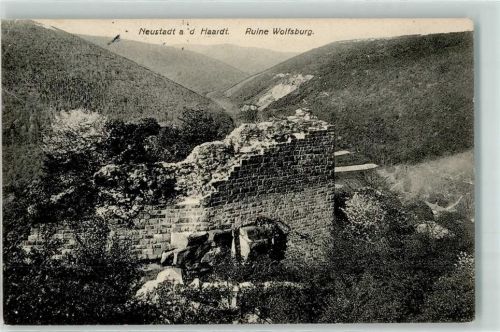 Neustadt 1911 Ruine Wolfsburg