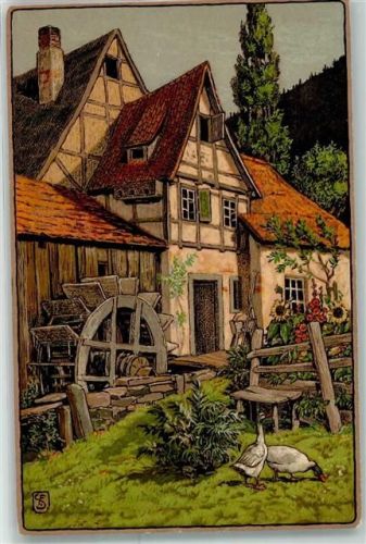 sign.F.S. Gänse Meissner u. BuchSerie 1533