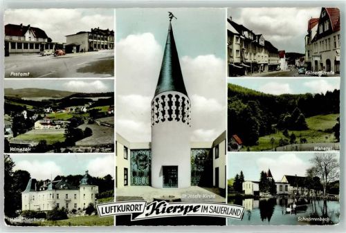 58566 W5883 Kierspe - Josefs-Kirche Postamt Kölner Straße Wehetal