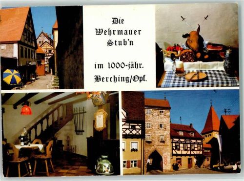 Berching Gasthaus Wehrmauer Stub'n Brotzeit Stadttor