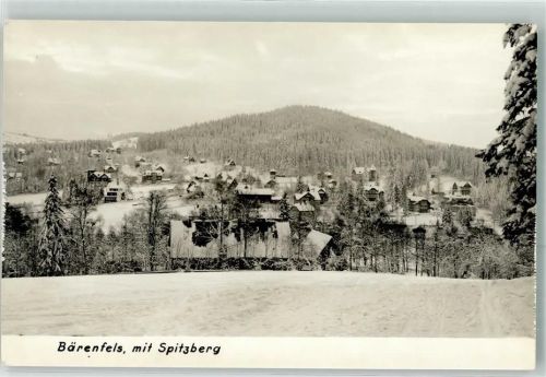 Bärenfels Spitzberg Winter