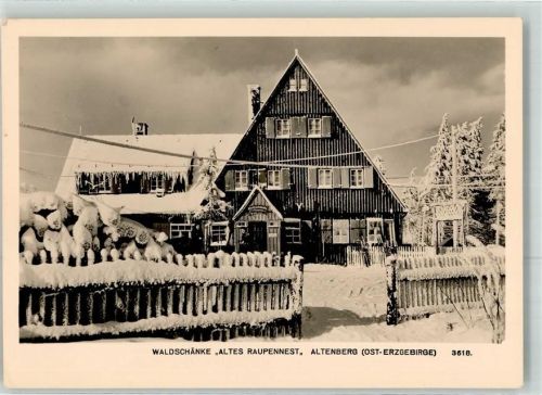 Altenberg Gasthaus Altes Raupennest Winter