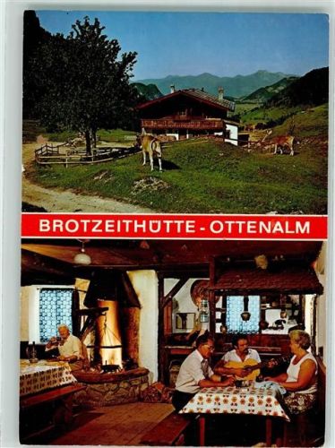 Walchsee Ottenalm Lackneralm Brotzeithütte Kühe Gitarre Gastraum Glocken Kamin Jausenstation