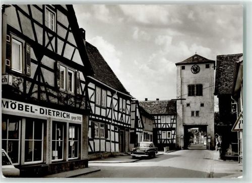Dreieichenhain Obertor Uhr Auto Möbel Dietrich Fachwerkhaus