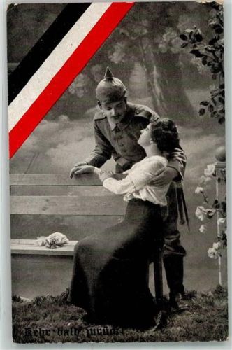 1916 Schwarz-Weiß-Rot Paar