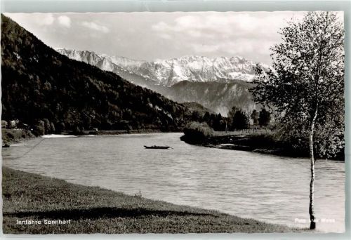 Flintsbach Innfähre Sonnhart Kaisergebirge Ort lt. Verlag