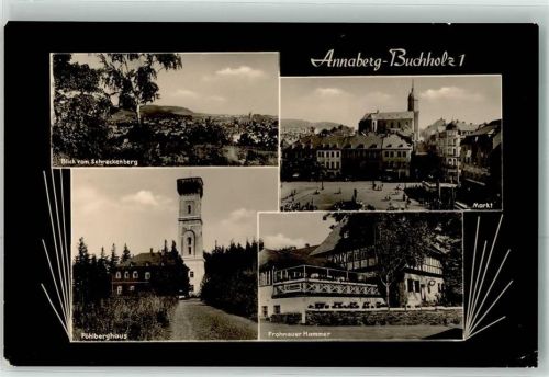 Annaberg-Buchholz Marktplatz Frohnauer Hammer Pöhlberghaus