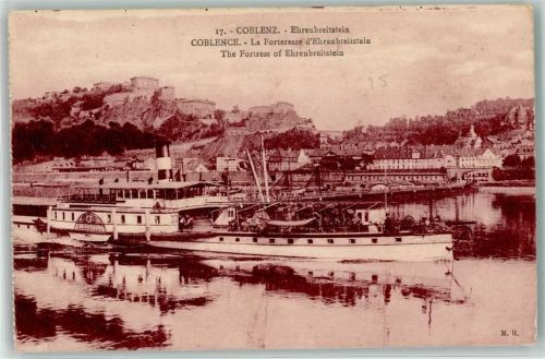 Koblenz Elberfeld Festung Ehrenbreitstein